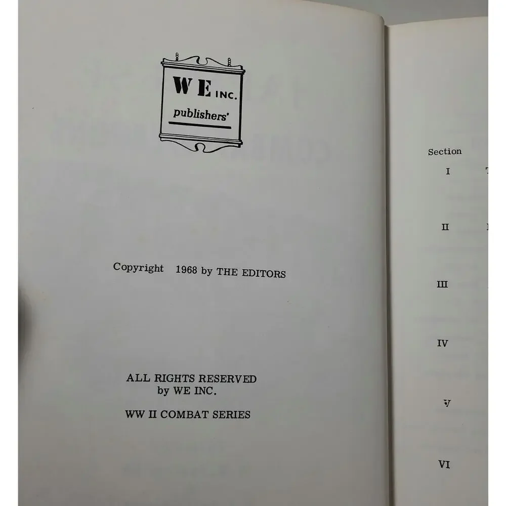 Second World War Japanese Combat Weapons W.H. Tantum 1968 Illustrated